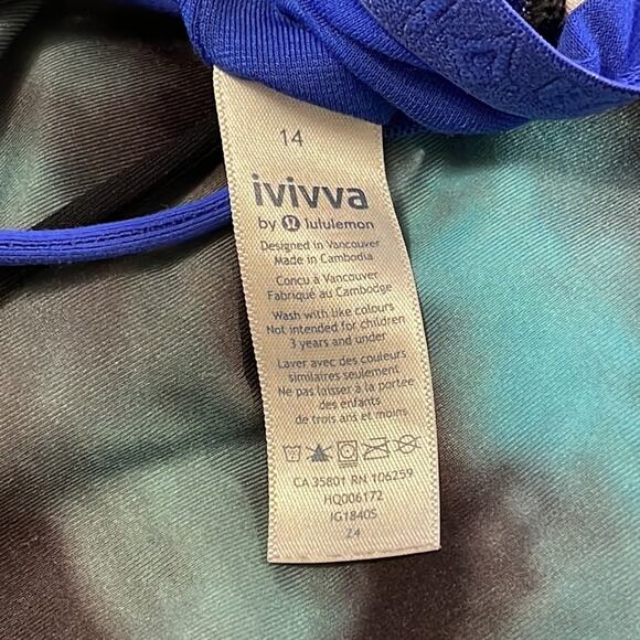 LULULEMON for ivivva racerback tank top crisscross straps back size 14 - Picture 8 of 12